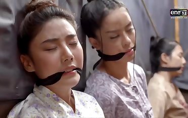Three Thai Women Cleave Gagged